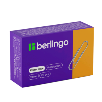 Товар Скрепки BERLINGO, 28...