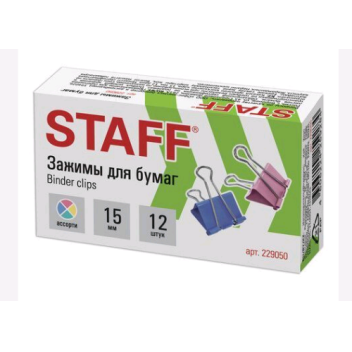 Товар Зажимы для бумаг STA...