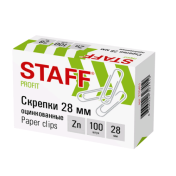 Товар Скрепки STAFF, 28 мм...