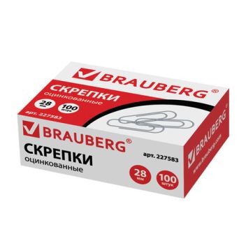 Товар Скрепки BRAUBERG, 28...