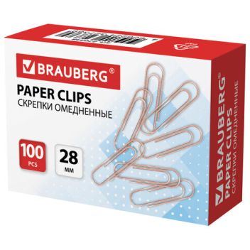 Товар Скрепки BRAUBERG, 28...