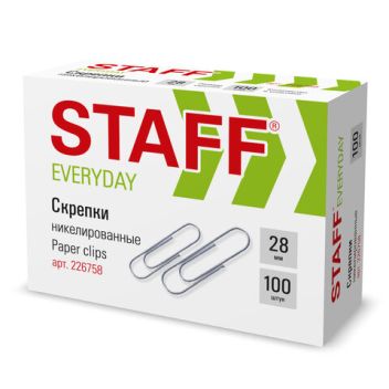 Товар Скрепки STAFF, 28мм ...