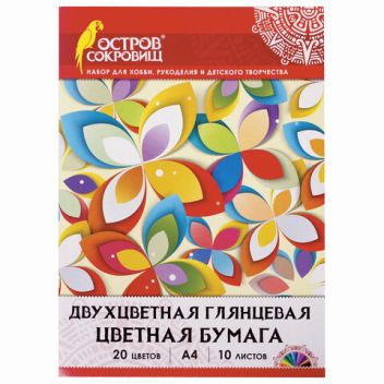 Товар Цветная бумага А4 ДВ...