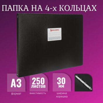 Товар Папка 4 кольца BRAUB...