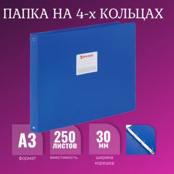 Товар Папка 4 кольца BRAUB...