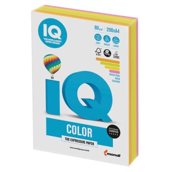Товар Бумага цветная IQ co...