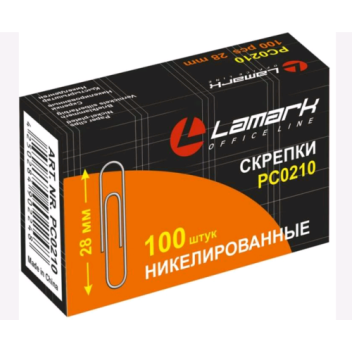 Товар Скрепки 28мм, Lamark...