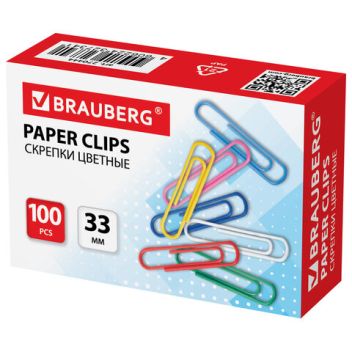 Товар Скрепки BRAUBERG, 33...
