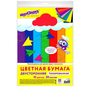 Товар Цветная бумага А4 ТО...