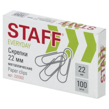 Товар Скрепки STAFF, 22мм ...